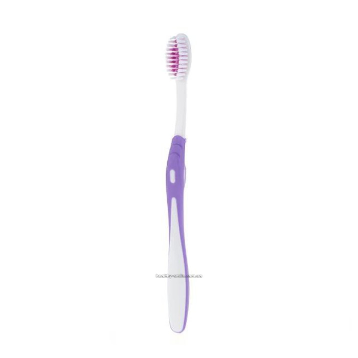 Set Orthodontic toothbrush for braces + interdental brush, Violet